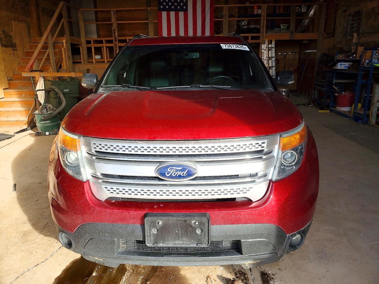 2015 Ford Explorer Xlt Красный vin: 1FM5K8D81FGC35629