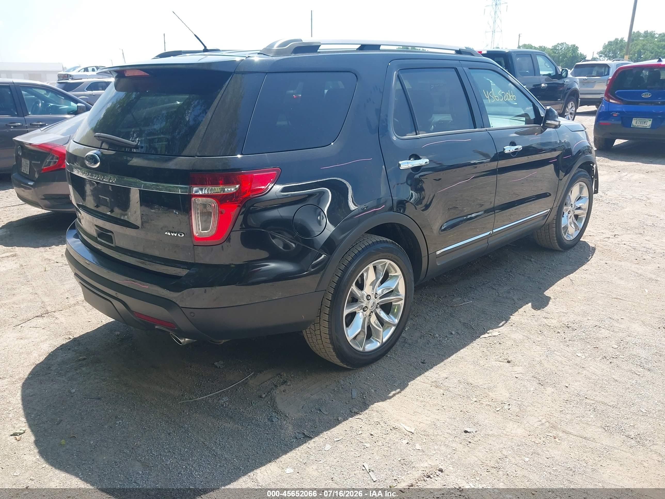 2015 Ford Explorer Xlt Black vin: 1FM5K8D81FGC36375