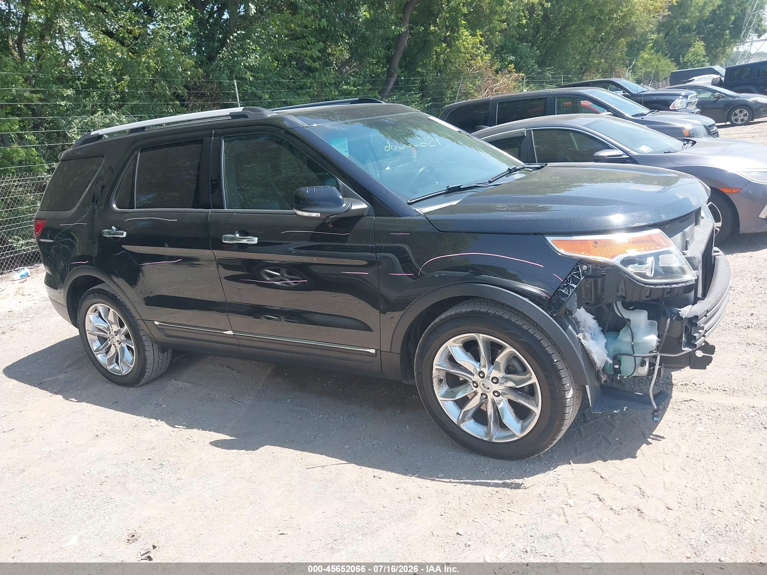 2015 Ford Explorer Xlt Black vin: 1FM5K8D81FGC36375