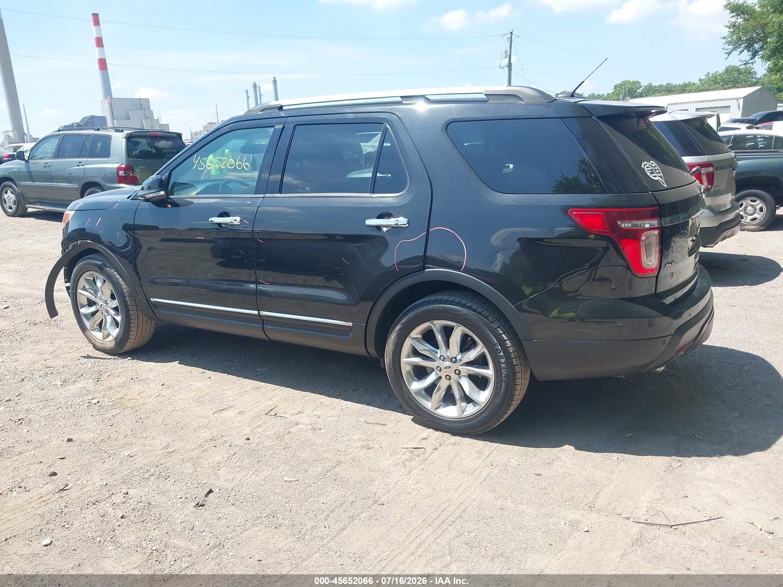 2015 Ford Explorer Xlt Black vin: 1FM5K8D81FGC36375
