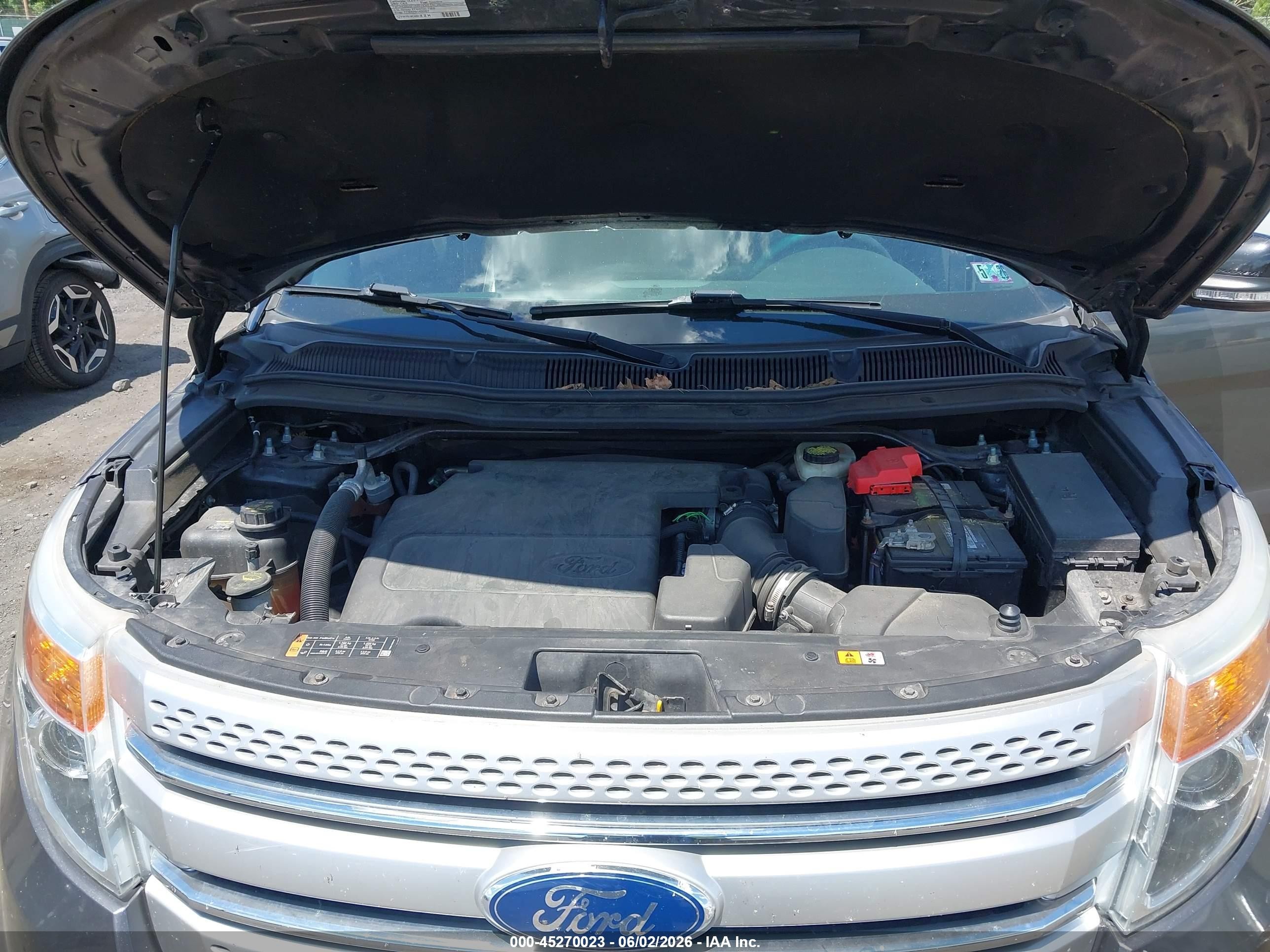 2015 Ford Explorer Xlt Gray vin: 1FM5K8D81FGC44640