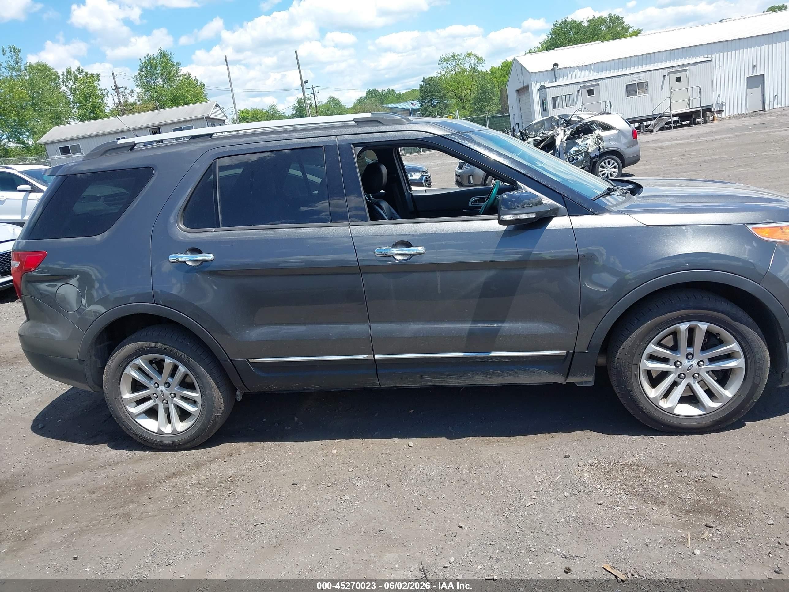 2015 Ford Explorer Xlt Gray vin: 1FM5K8D81FGC44640