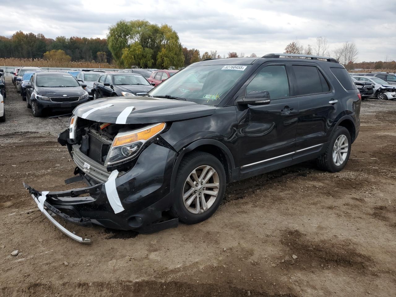 2015 Ford Explorer Xlt Black vin: 1FM5K8D81FGC55587