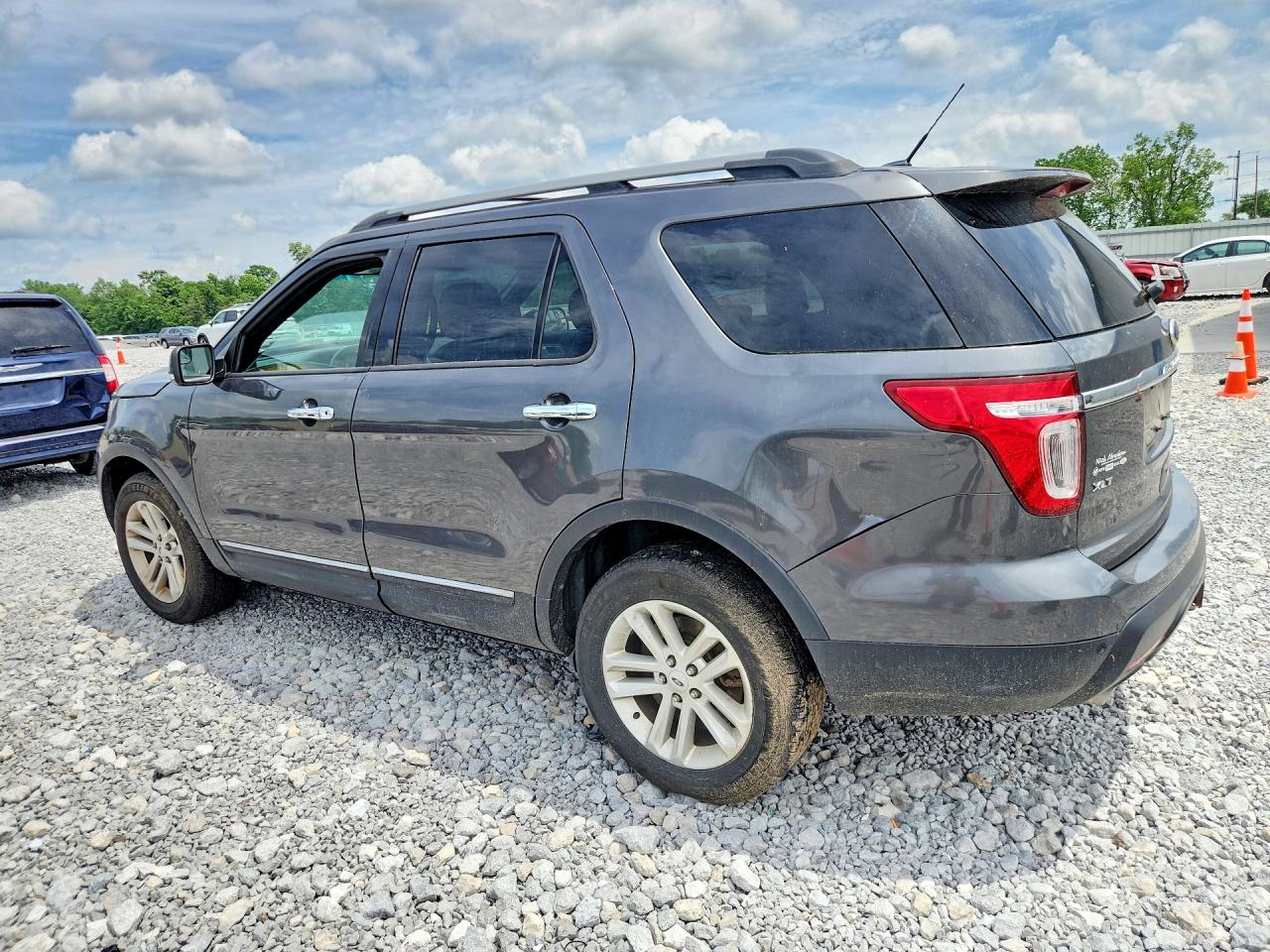 2015 Ford Explorer Xlt Gray vin: 1FM5K8D81FGC60403