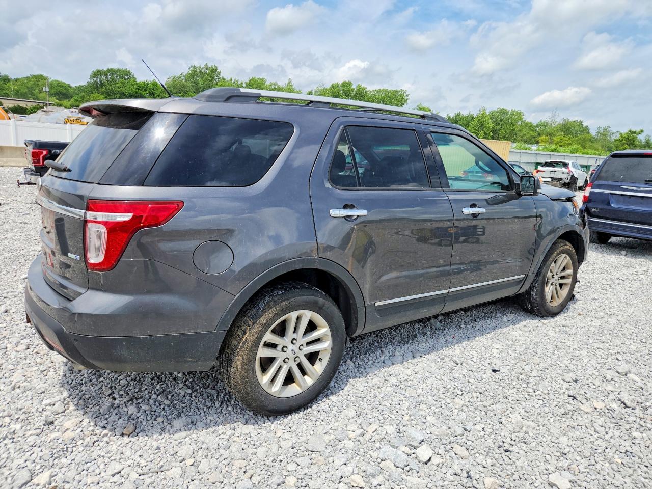 2015 Ford Explorer Xlt Gray vin: 1FM5K8D81FGC60403