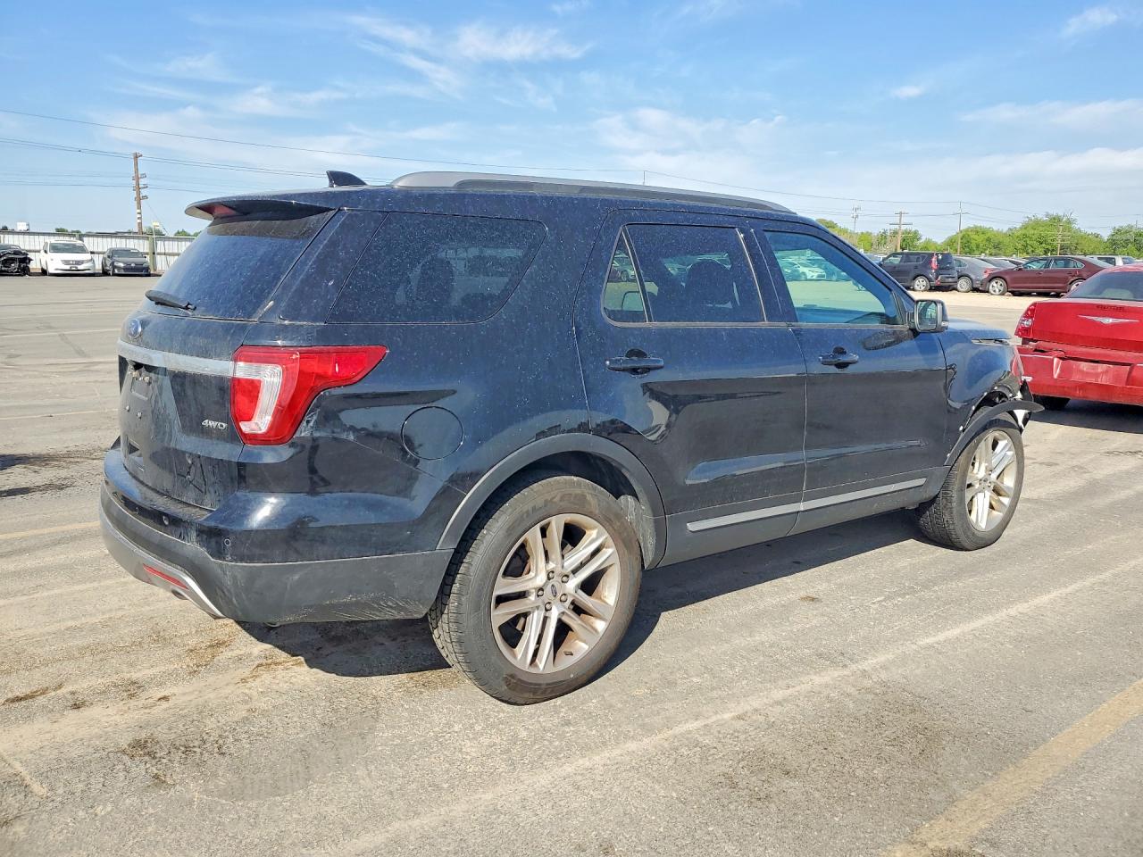2017 Ford Explorer Xlt Black vin: 1FM5K8D81HGC20146
