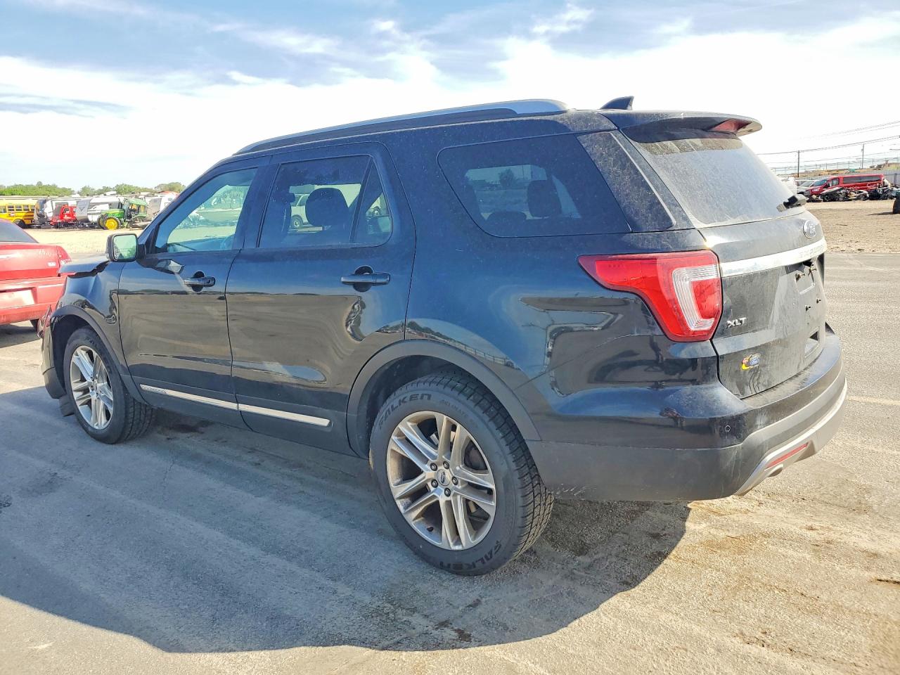 2017 Ford Explorer Xlt Black vin: 1FM5K8D81HGC20146