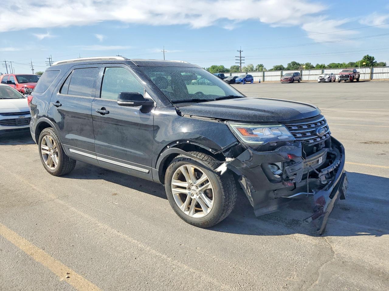 2017 Ford Explorer Xlt Black vin: 1FM5K8D81HGC20146