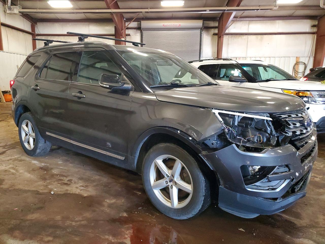 2017 Ford Explorer Xlt Gray vin: 1FM5K8D81HGD52548