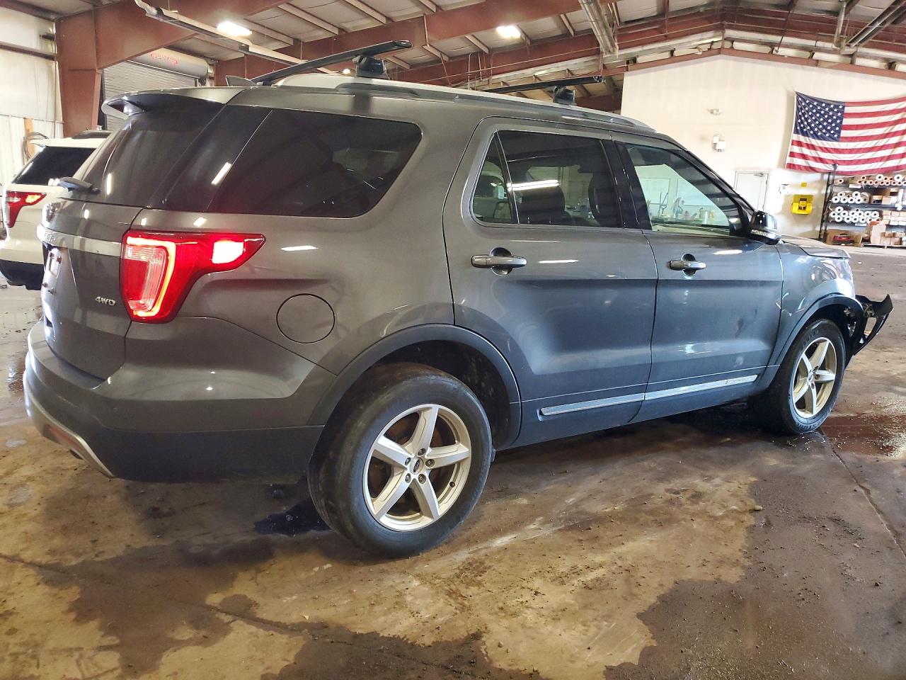 2017 Ford Explorer Xlt Gray vin: 1FM5K8D81HGD52548