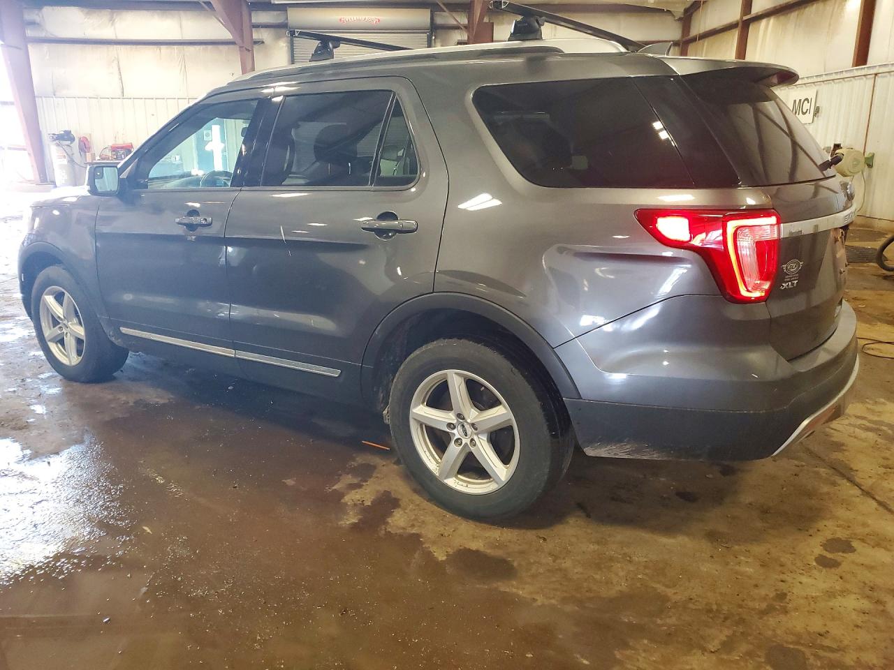 2017 Ford Explorer Xlt Gray vin: 1FM5K8D81HGD52548