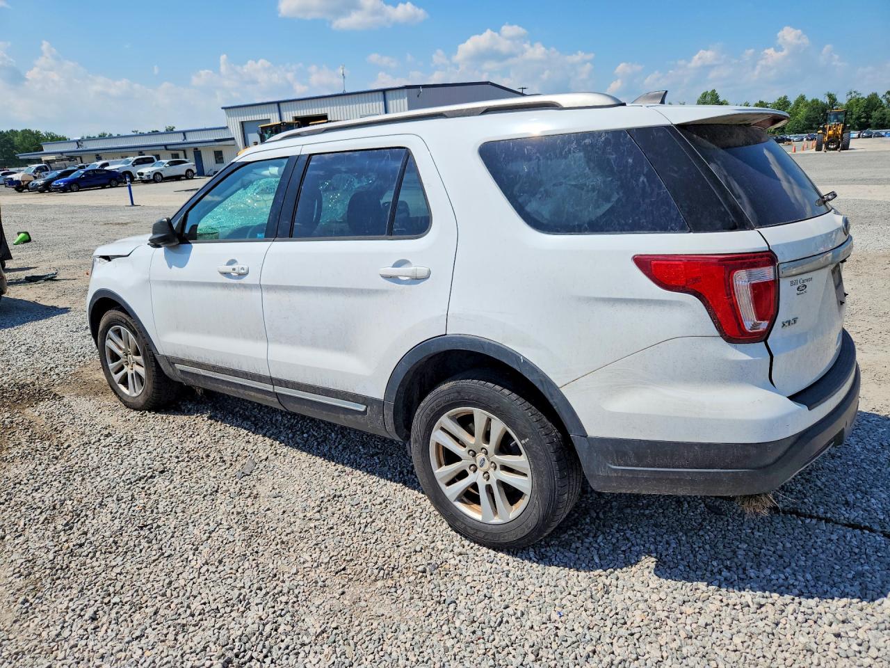 2018 Ford Explorer Xlt White vin: 1FM5K8D81JGA23550