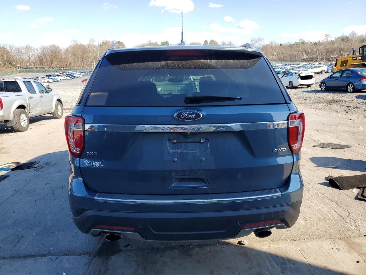 2018 Ford Explorer Xlt Blue vin: 1FM5K8D81JGA29784