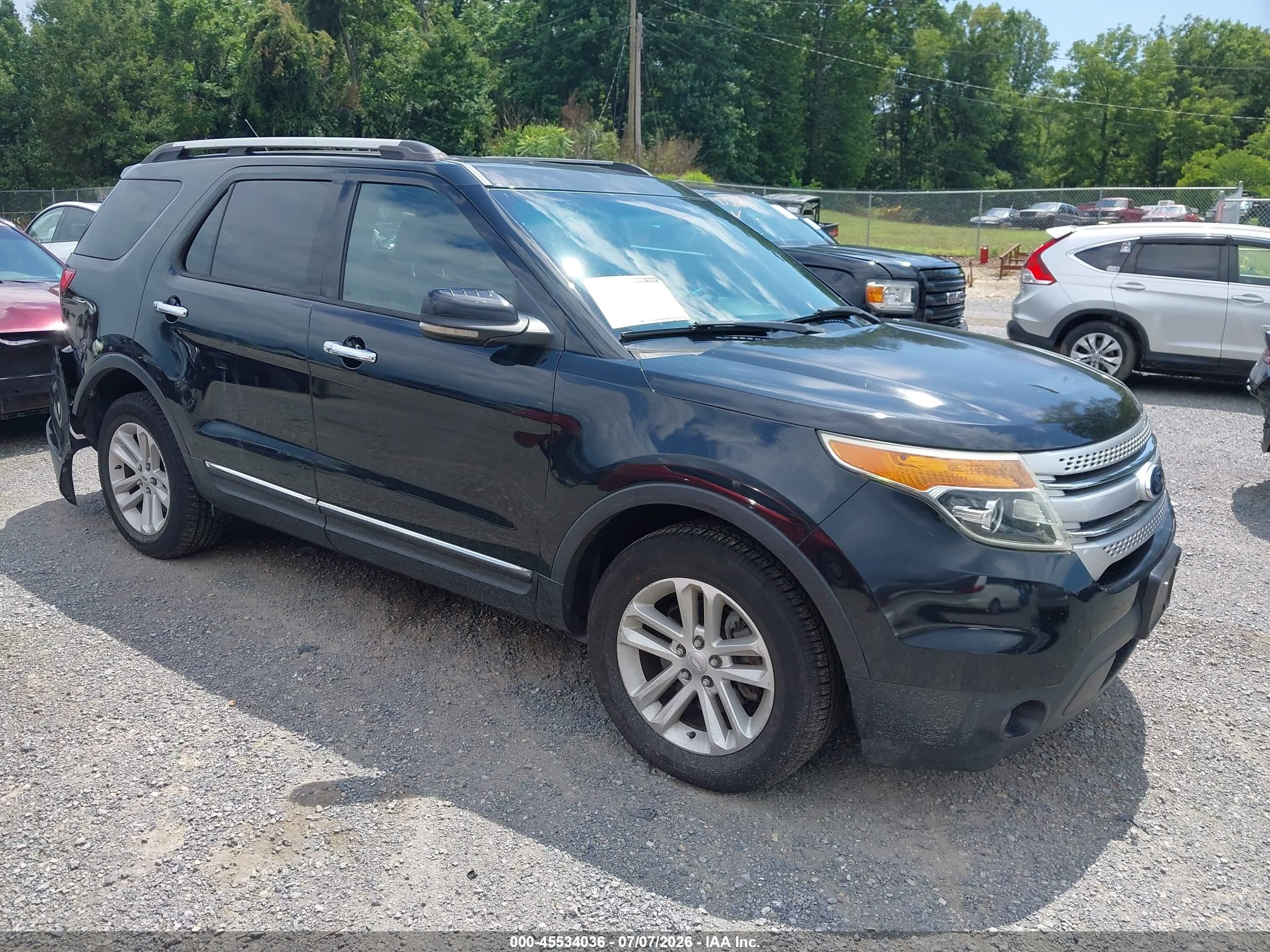 2013 Ford Explorer Xlt Black vin: 1FM5K8D82DGA05935