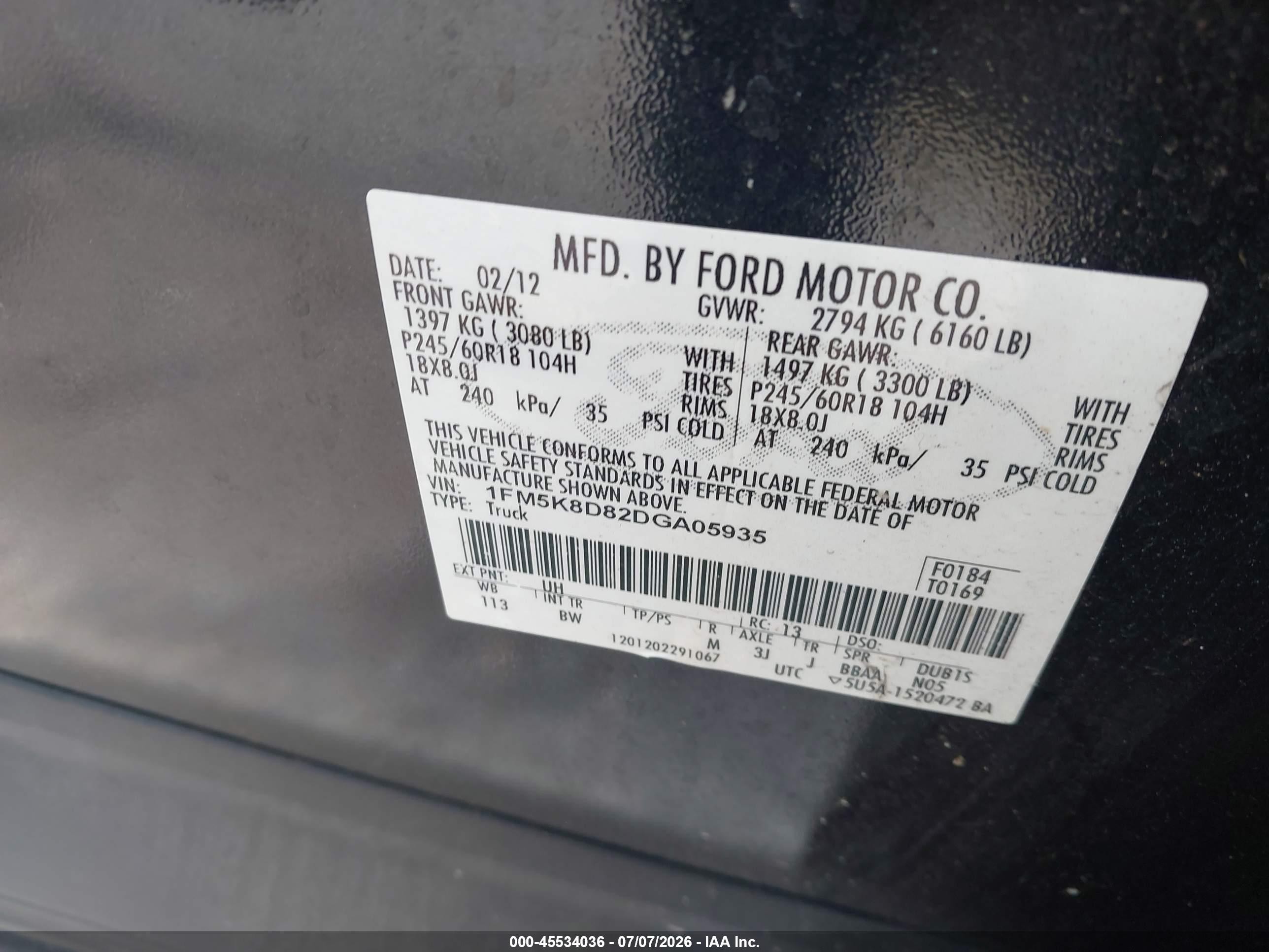 2013 Ford Explorer Xlt Black vin: 1FM5K8D82DGA05935