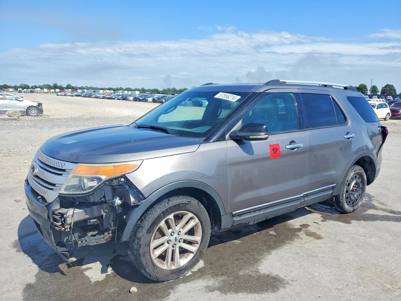 2013 Ford Explorer Gray vin: 1FM5K8D82DGA16014