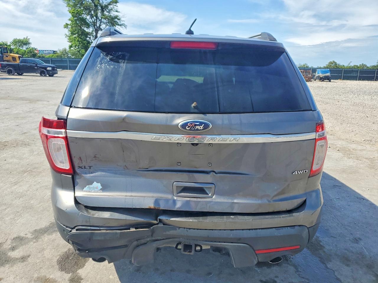 2013 Ford Explorer Gray vin: 1FM5K8D82DGA16014