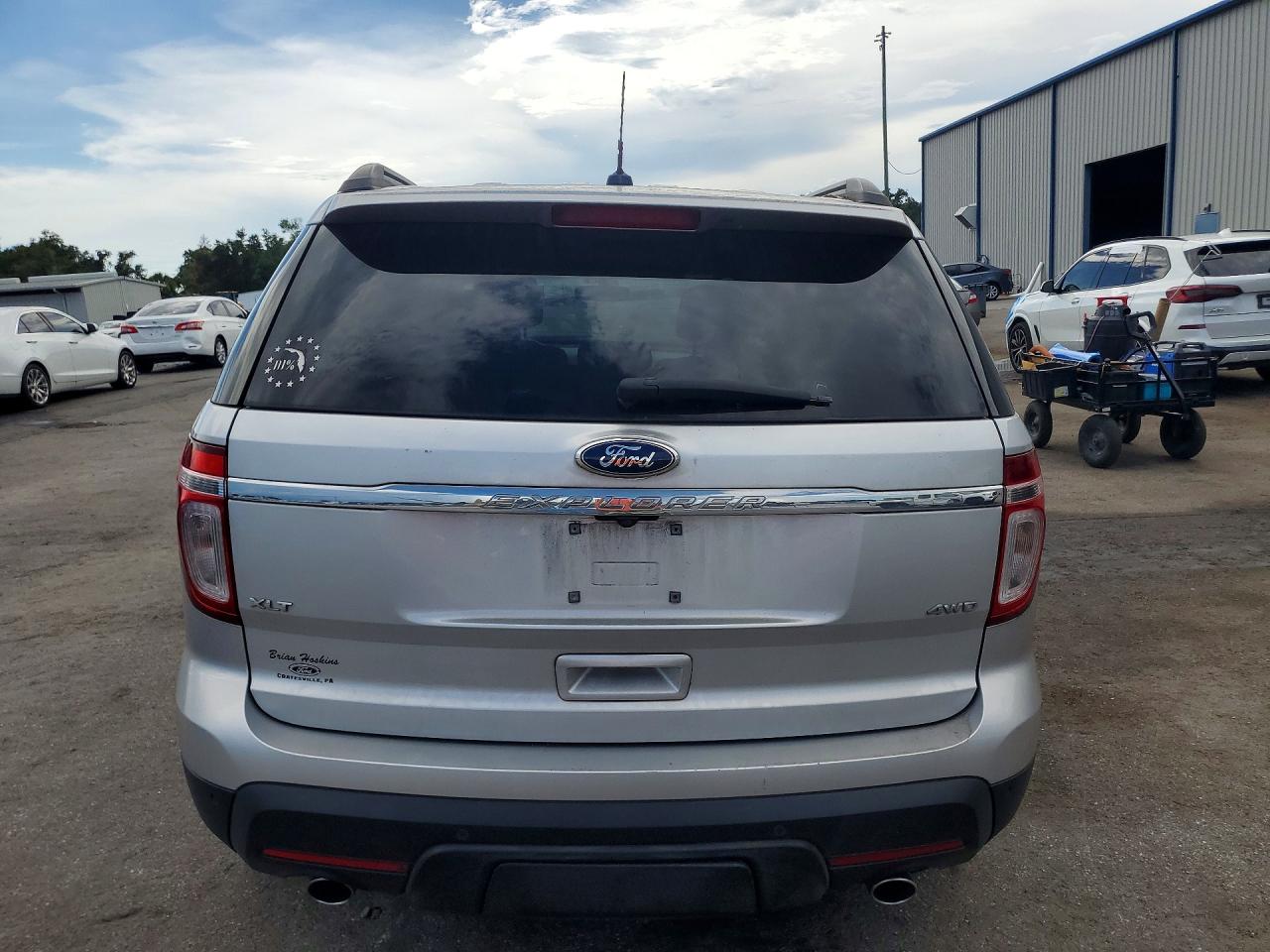 2013 Ford Explorer Xlt Серебряный vin: 1FM5K8D82DGA24081