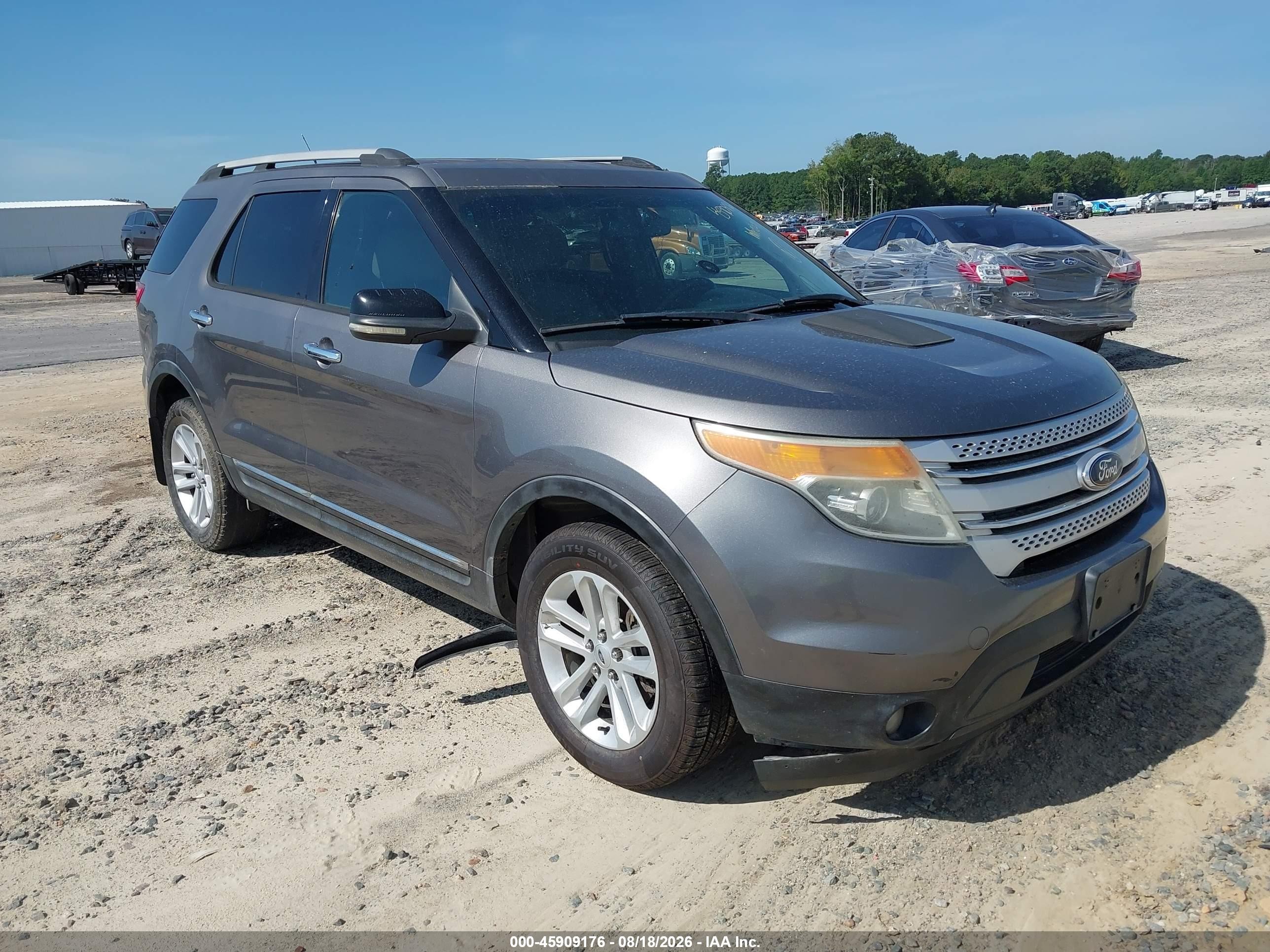 2013 Ford Explorer Xlt Gray vin: 1FM5K8D82DGA38708