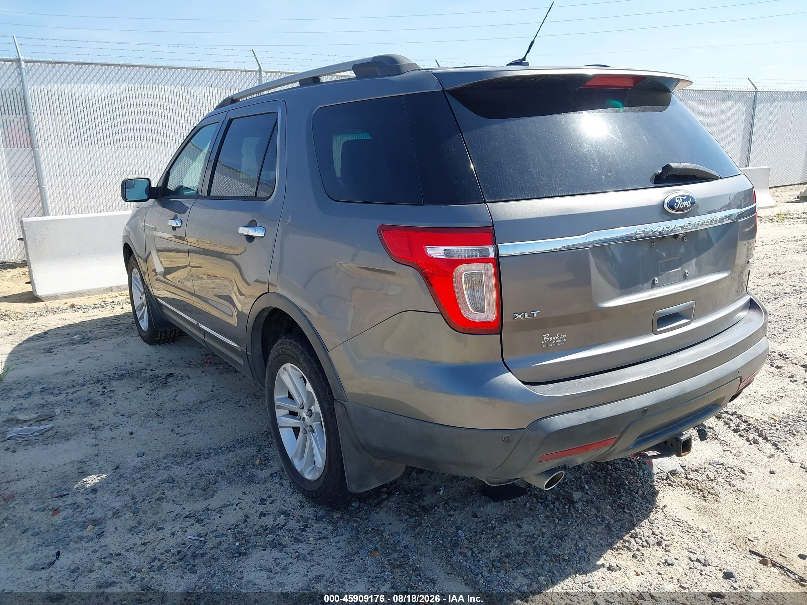 2013 Ford Explorer Xlt Gray vin: 1FM5K8D82DGA38708