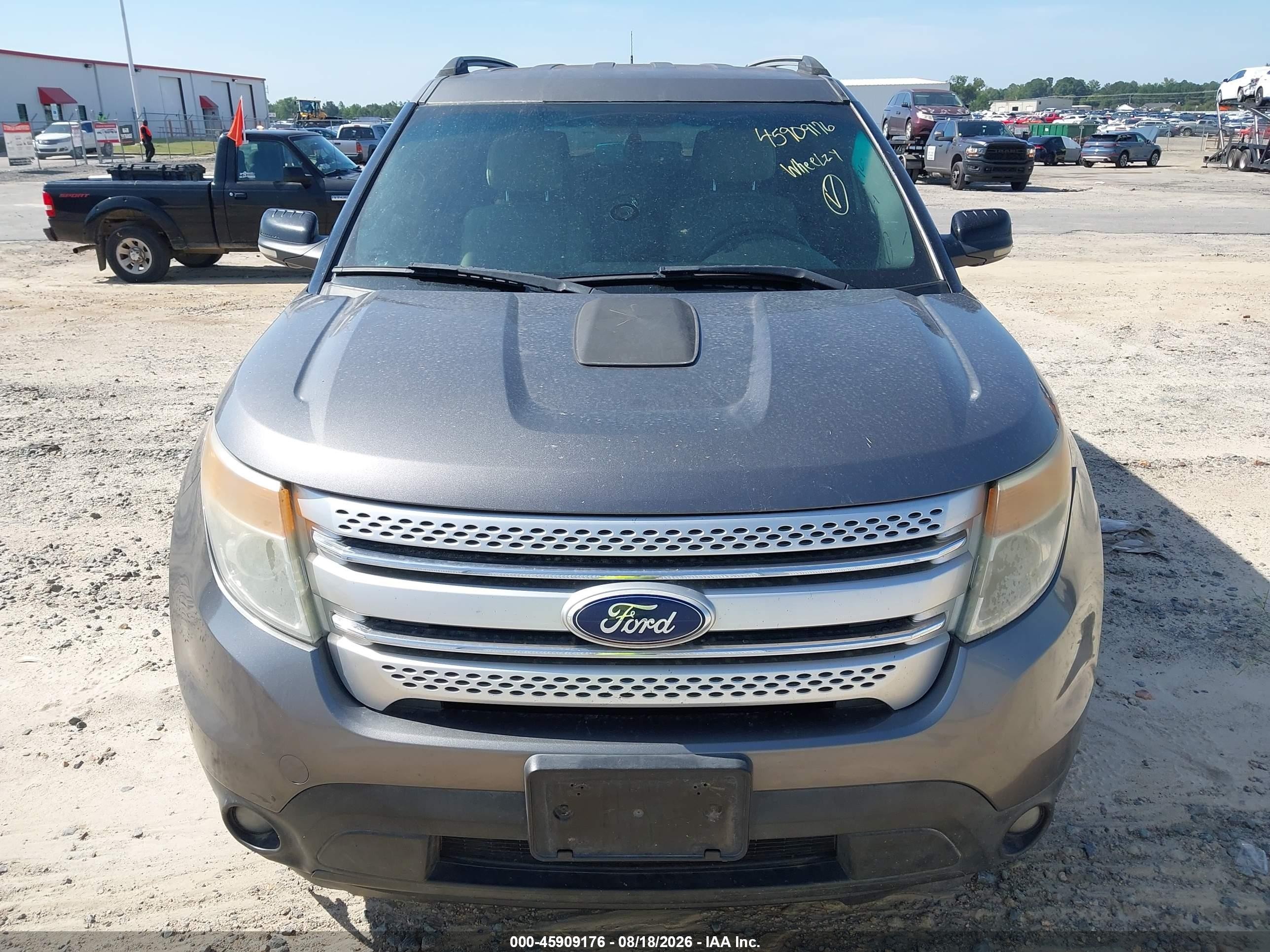2013 Ford Explorer Xlt Gray vin: 1FM5K8D82DGA38708
