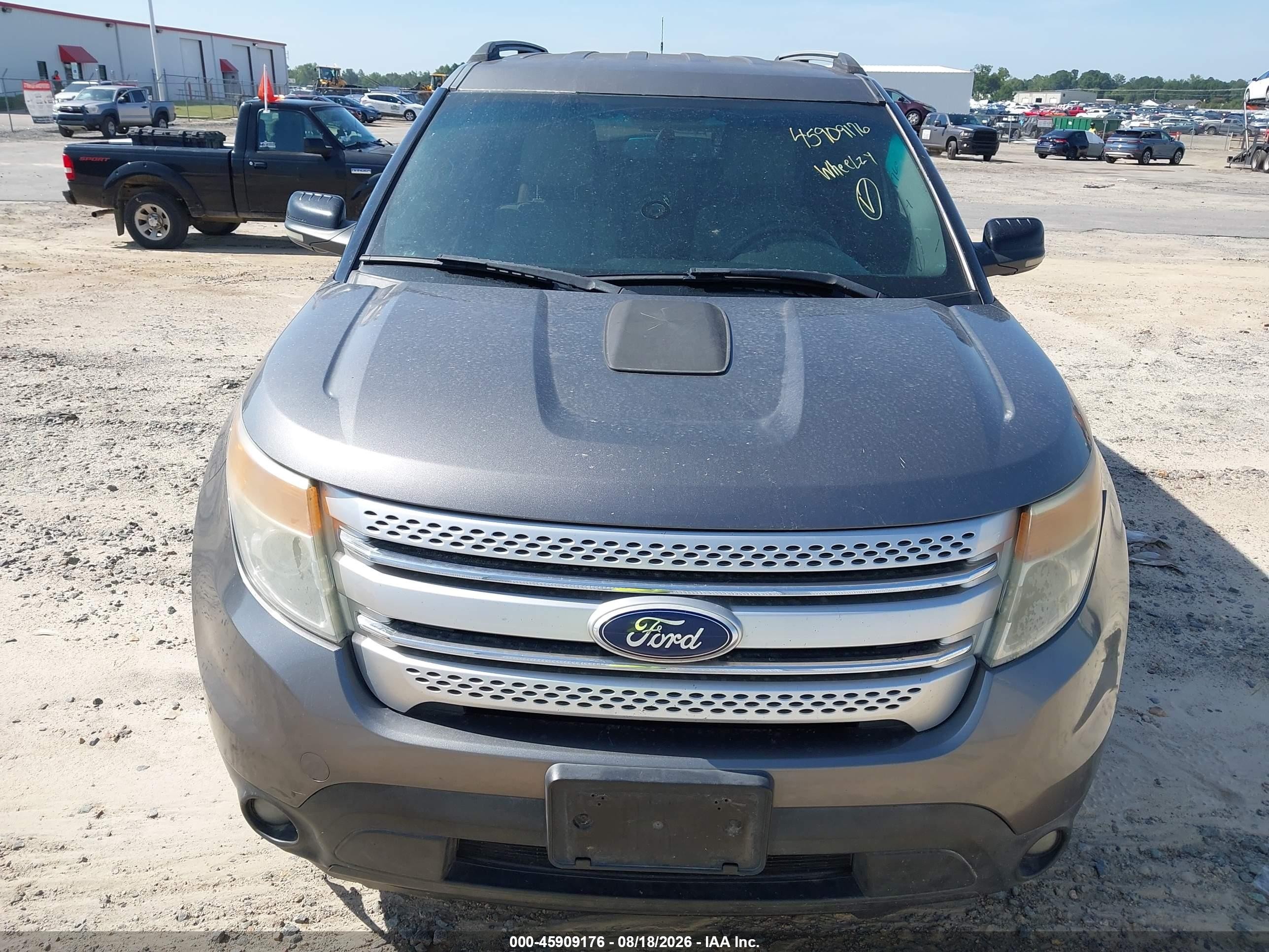2013 Ford Explorer Xlt Gray vin: 1FM5K8D82DGA38708