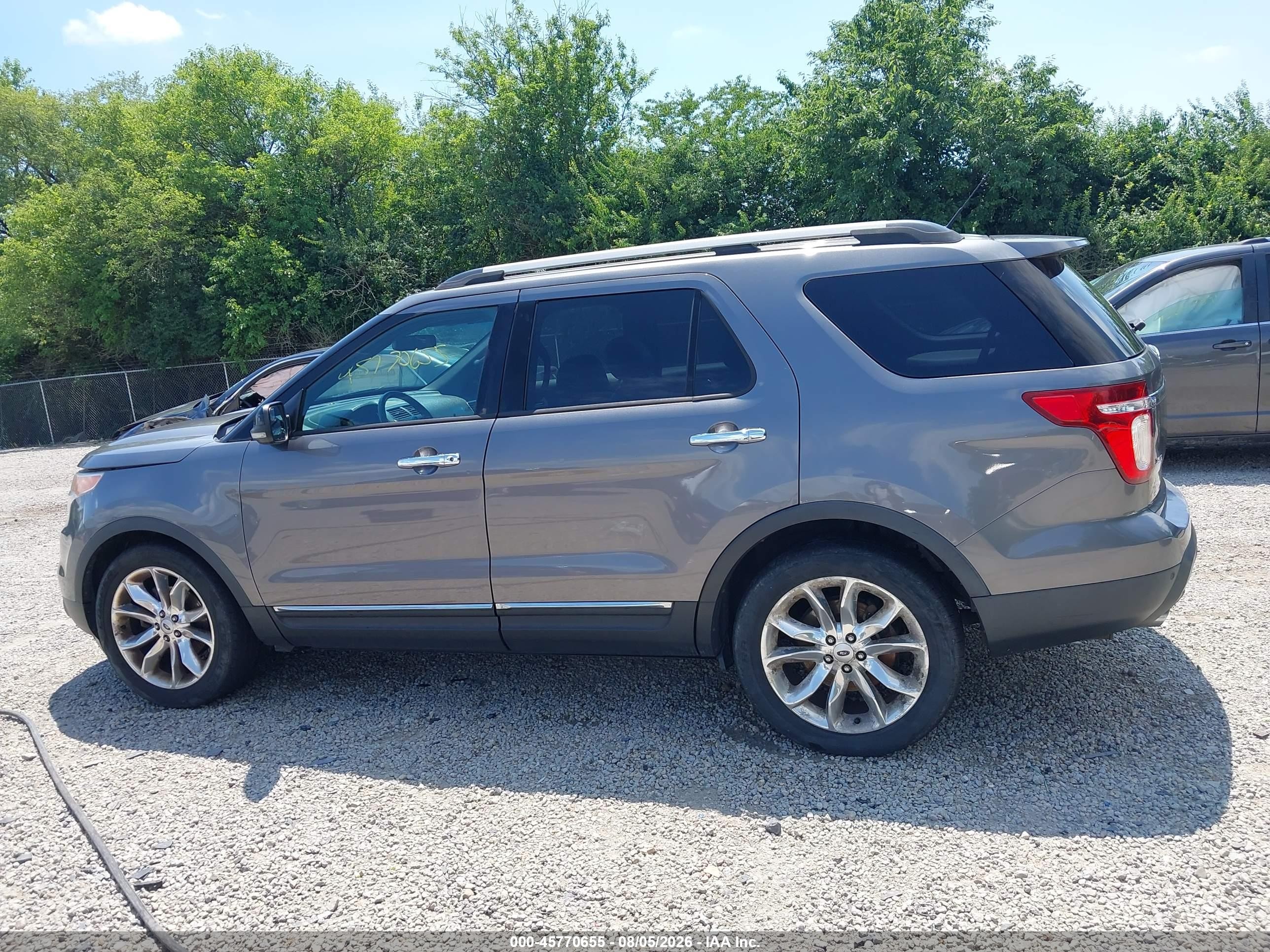 2013 Ford Explorer Xlt Серый vin: 1FM5K8D82DGA53970
