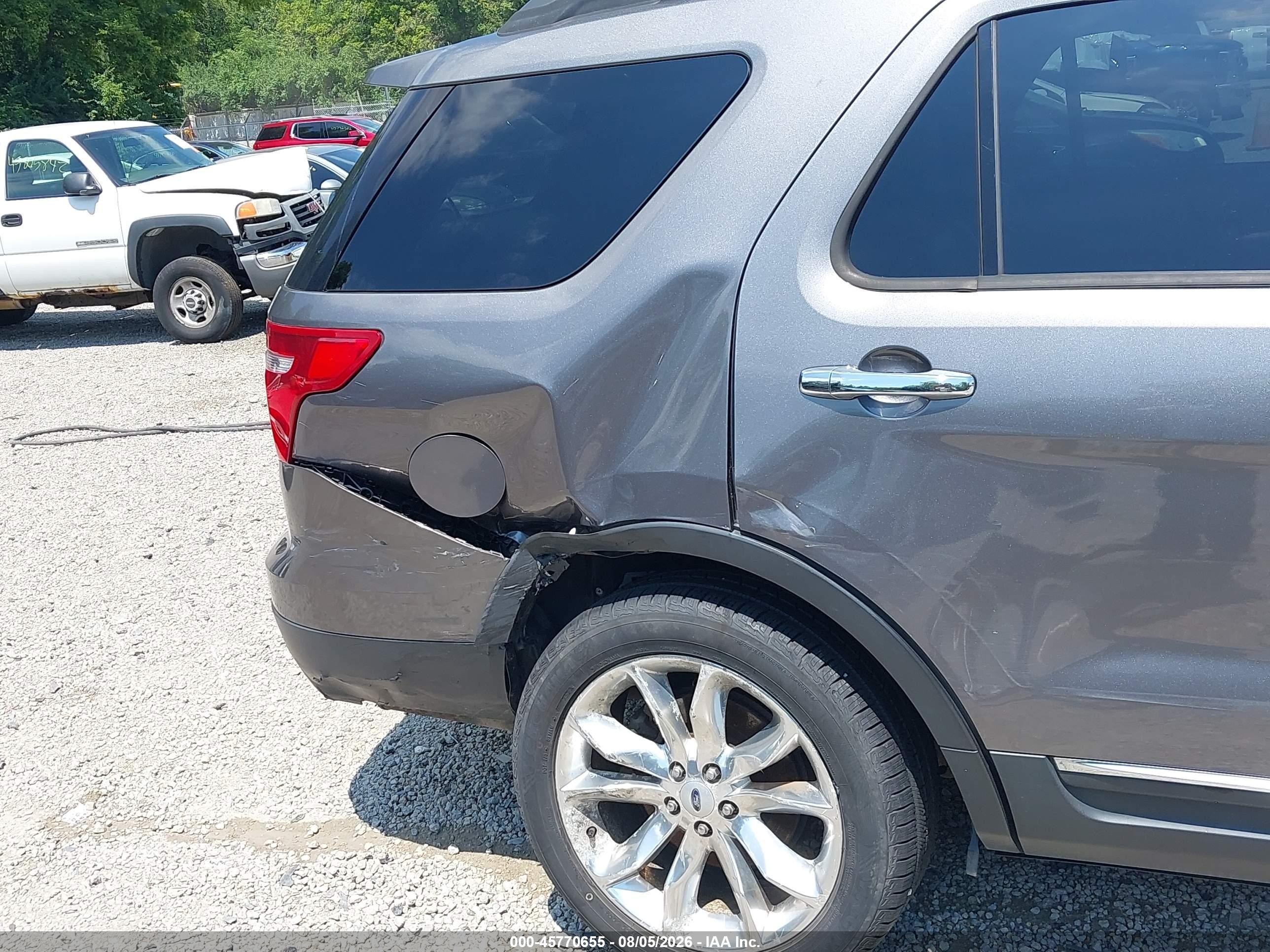 2013 Ford Explorer Xlt Серый vin: 1FM5K8D82DGA53970