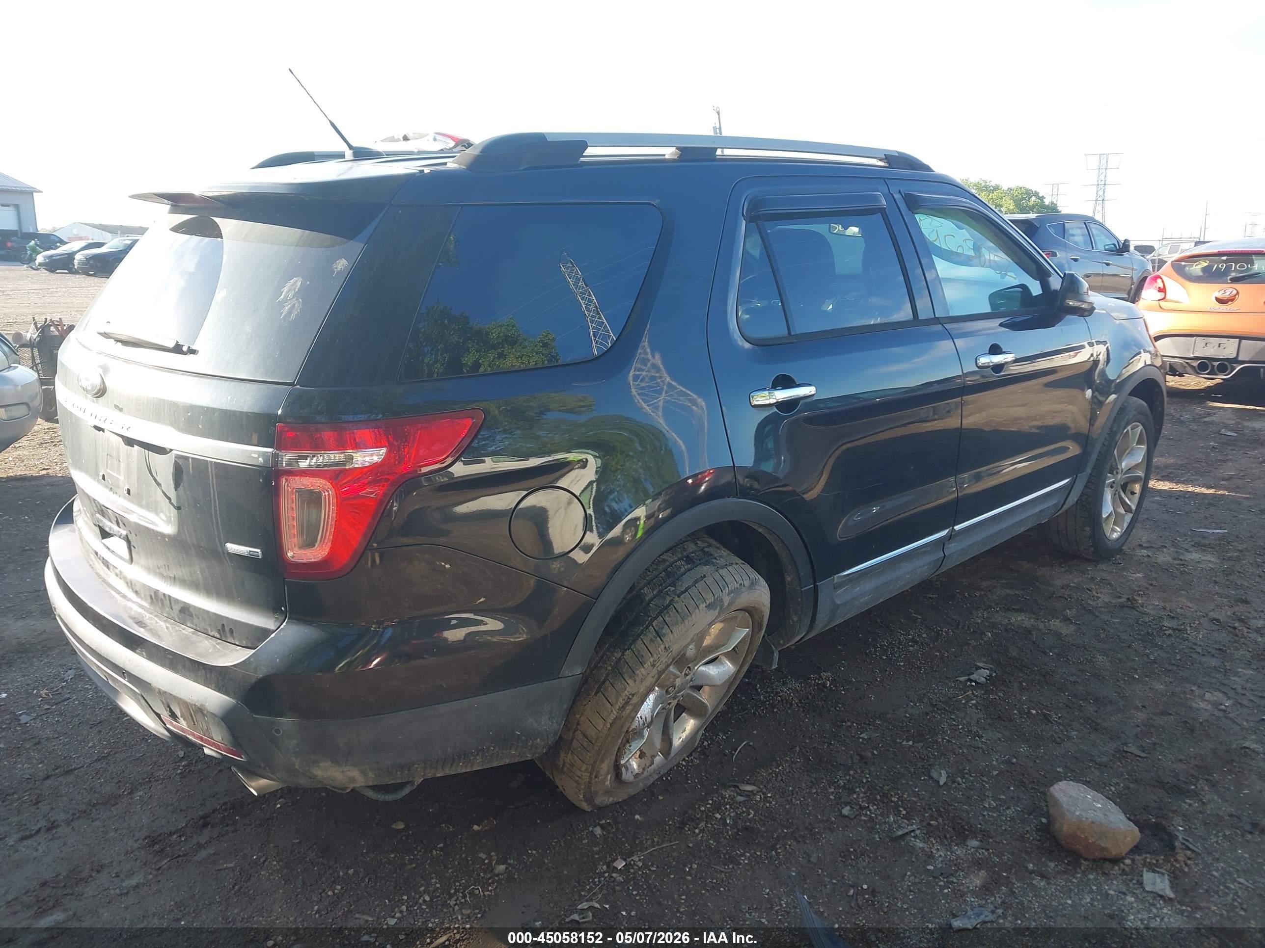 2013 Ford Explorer Xlt Черный vin: 1FM5K8D82DGA83406