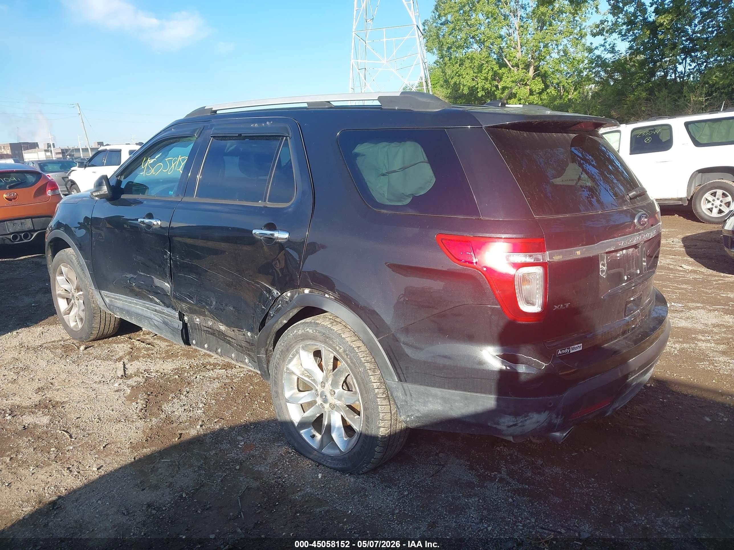 2013 Ford Explorer Xlt Черный vin: 1FM5K8D82DGA83406