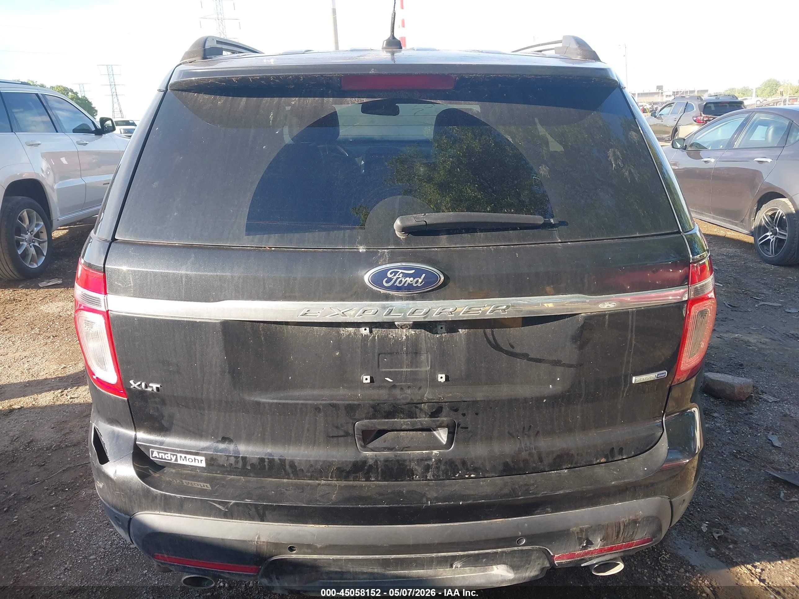 2013 Ford Explorer Xlt Черный vin: 1FM5K8D82DGA83406