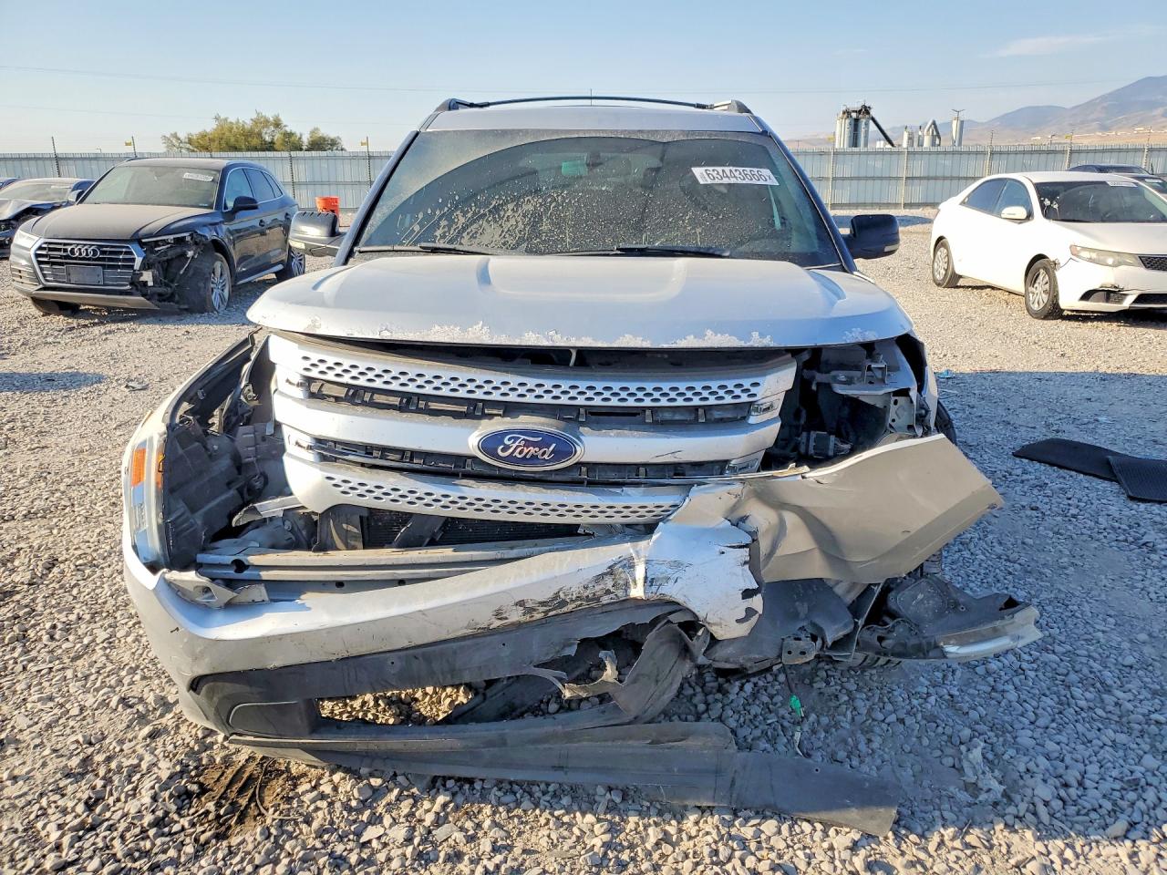 2013 Ford Explorer Xlt Silver vin: 1FM5K8D82DGA84877