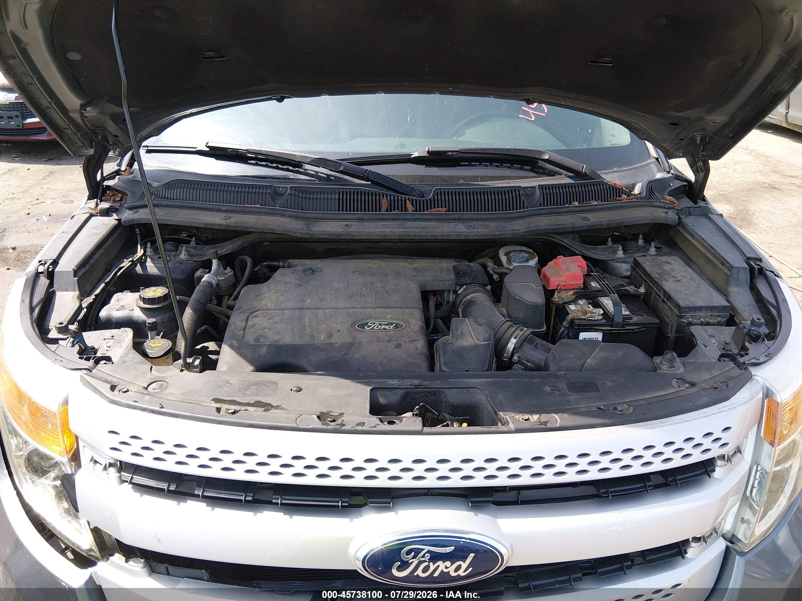 2013 Ford Explorer Xlt Gray vin: 1FM5K8D82DGB04447