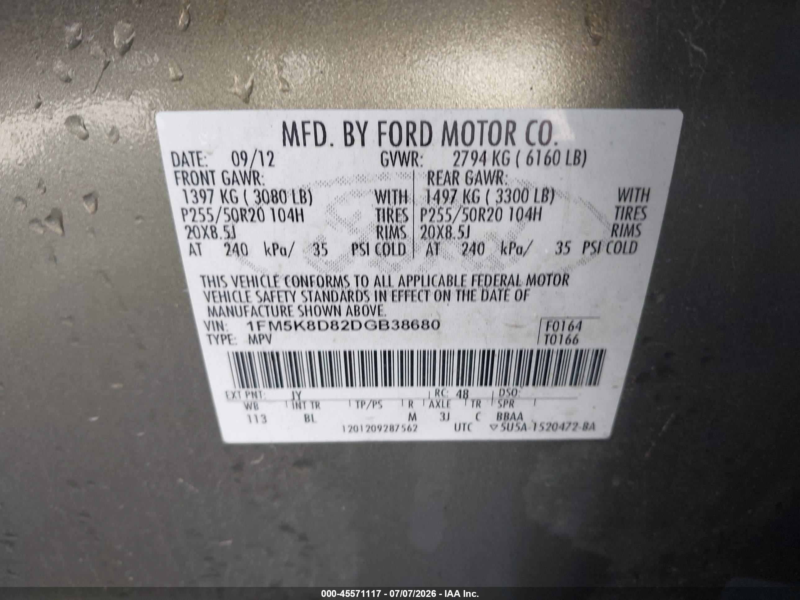 2013 Ford Explorer Xlt Green vin: 1FM5K8D82DGB38680