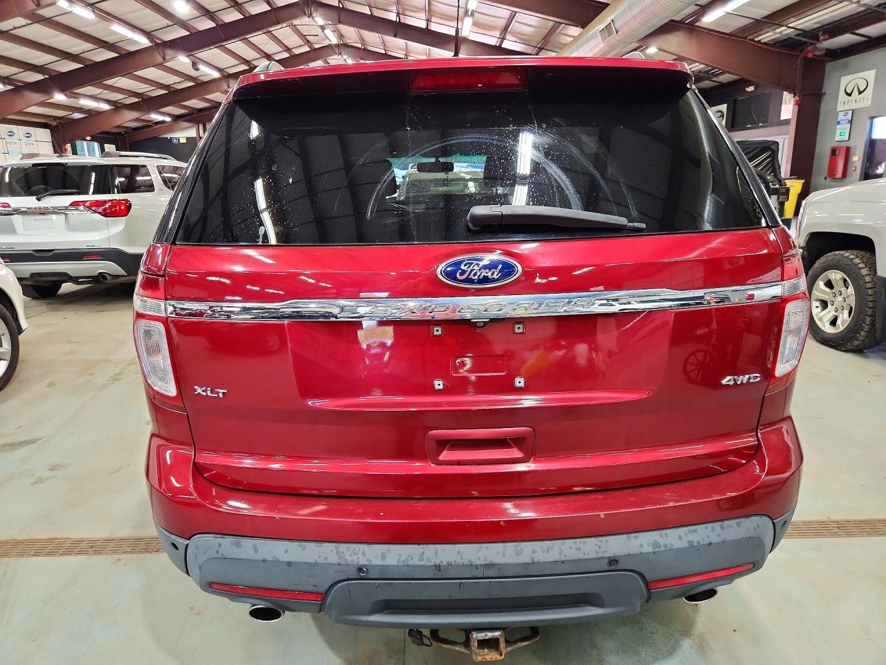 2013 Ford Explorer Xlt Red vin: 1FM5K8D82DGC10722