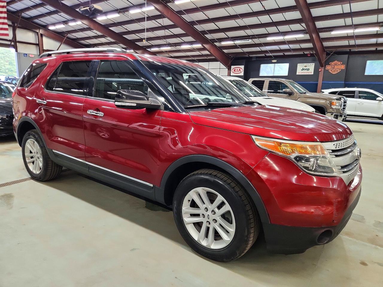 2013 Ford Explorer Xlt Red vin: 1FM5K8D82DGC10722