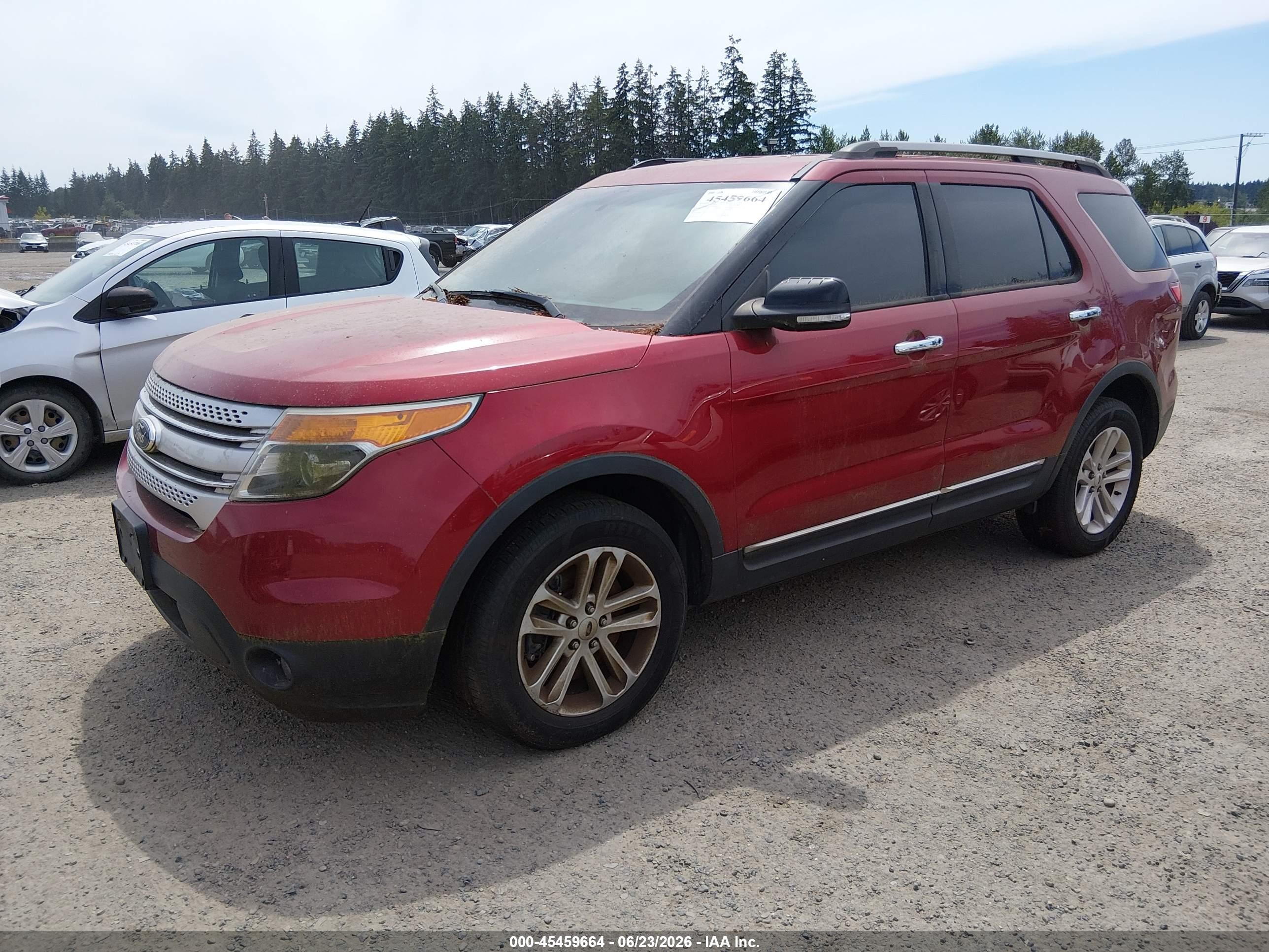 2013 Ford Explorer Xlt Burgundy vin: 1FM5K8D82DGC21638