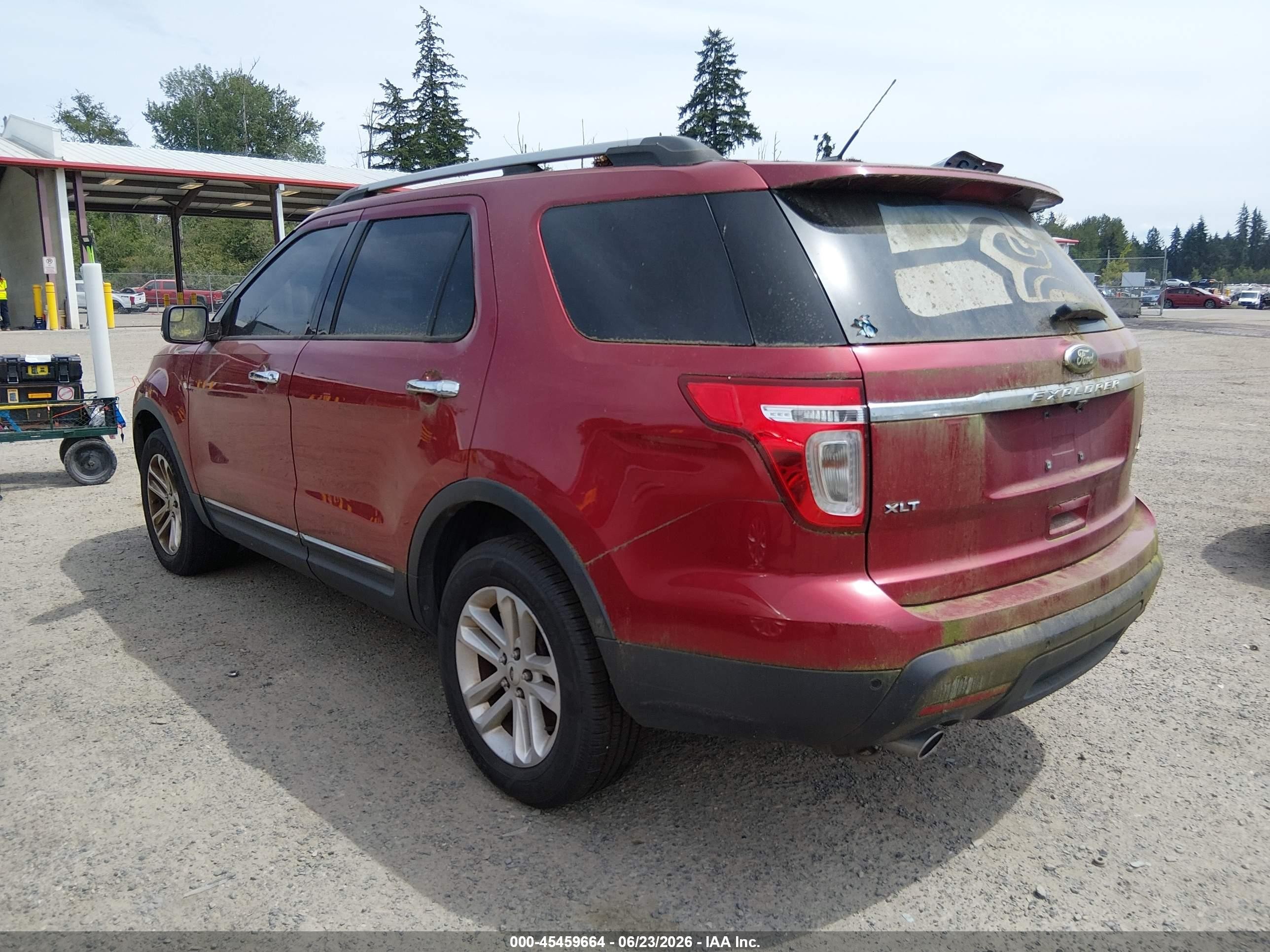 2013 Ford Explorer Xlt Burgundy vin: 1FM5K8D82DGC21638