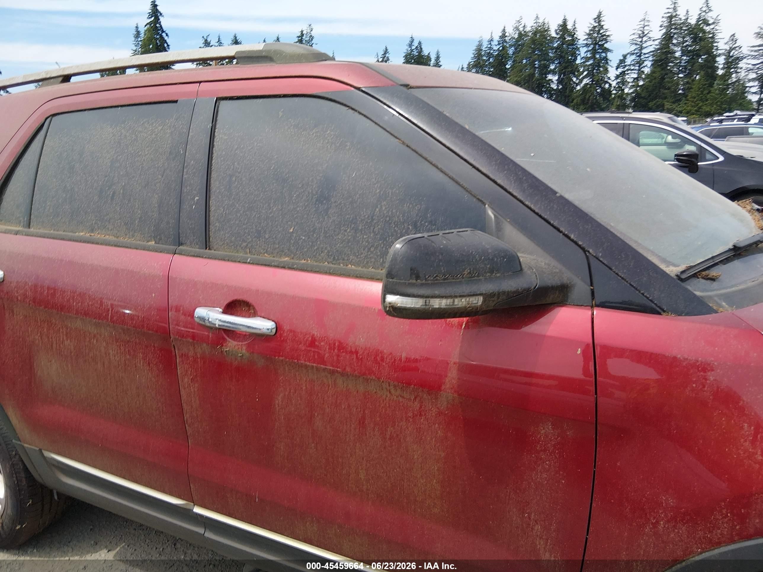 2013 Ford Explorer Xlt Burgundy vin: 1FM5K8D82DGC21638