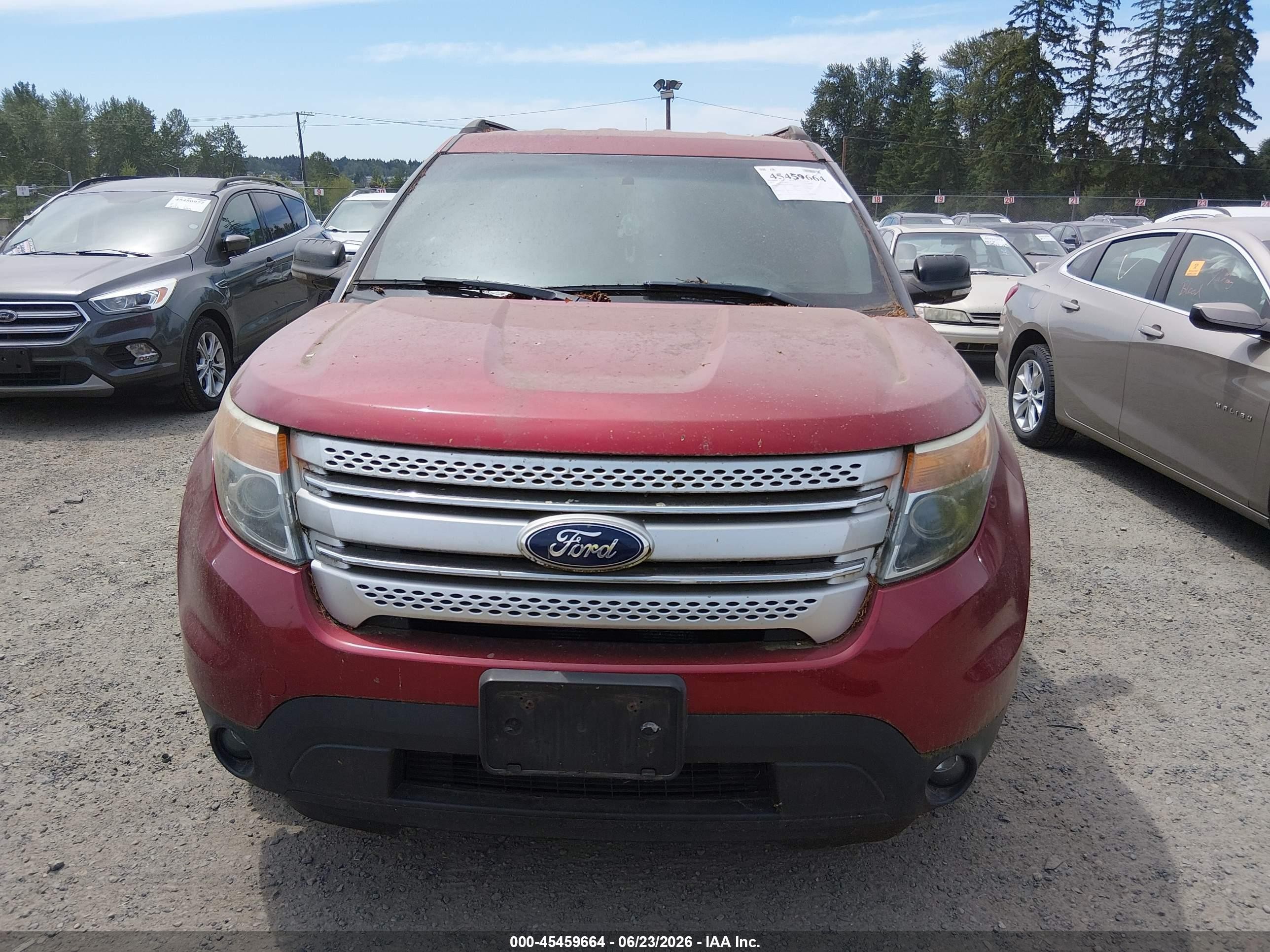 2013 Ford Explorer Xlt Burgundy vin: 1FM5K8D82DGC21638