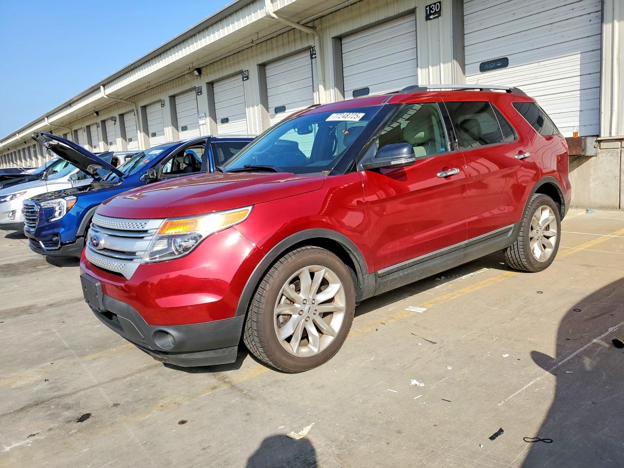 2013 Ford Explorer Red vin: 1FM5K8D82DGC52226