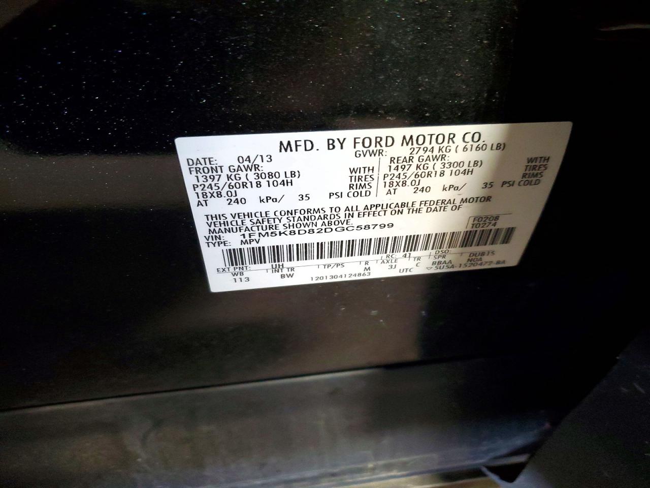 2013 Ford Explorer Xlt Black vin: 1FM5K8D82DGC58799