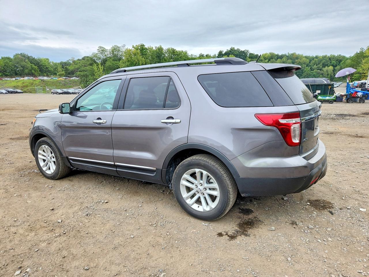 2013 Ford Explorer Xlt Gray vin: 1FM5K8D82DGC66904