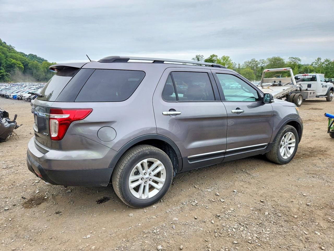 2013 Ford Explorer Xlt Gray vin: 1FM5K8D82DGC66904