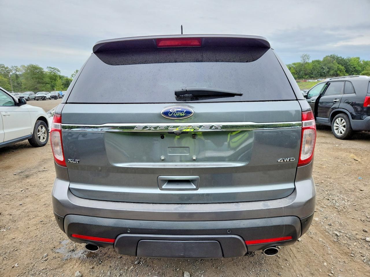 2013 Ford Explorer Xlt Gray vin: 1FM5K8D82DGC66904