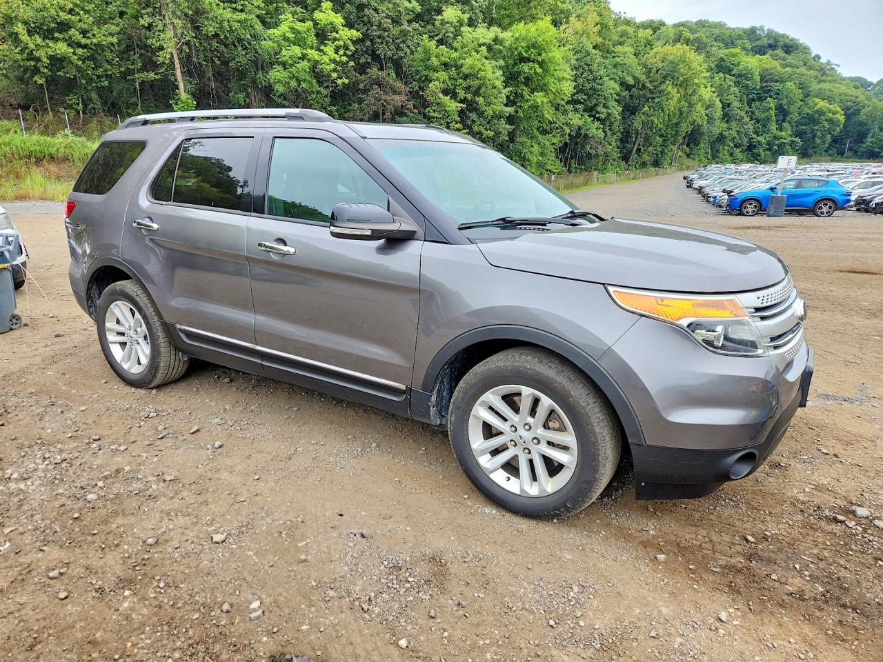 2013 Ford Explorer Xlt Gray vin: 1FM5K8D82DGC66904