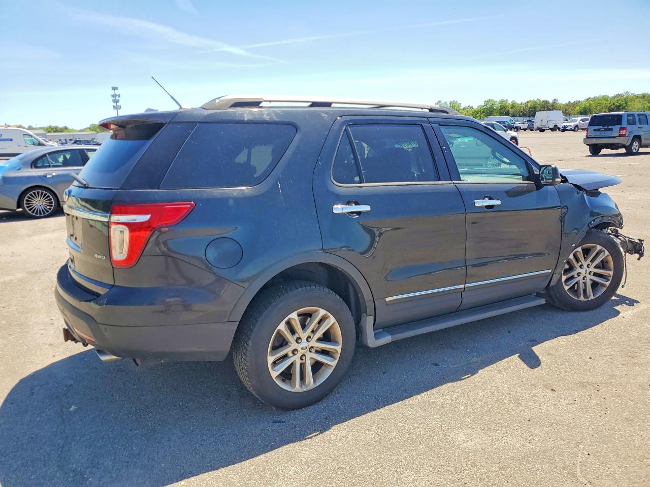2013 Ford Explorer Xlt Black vin: 1FM5K8D82DGC89308
