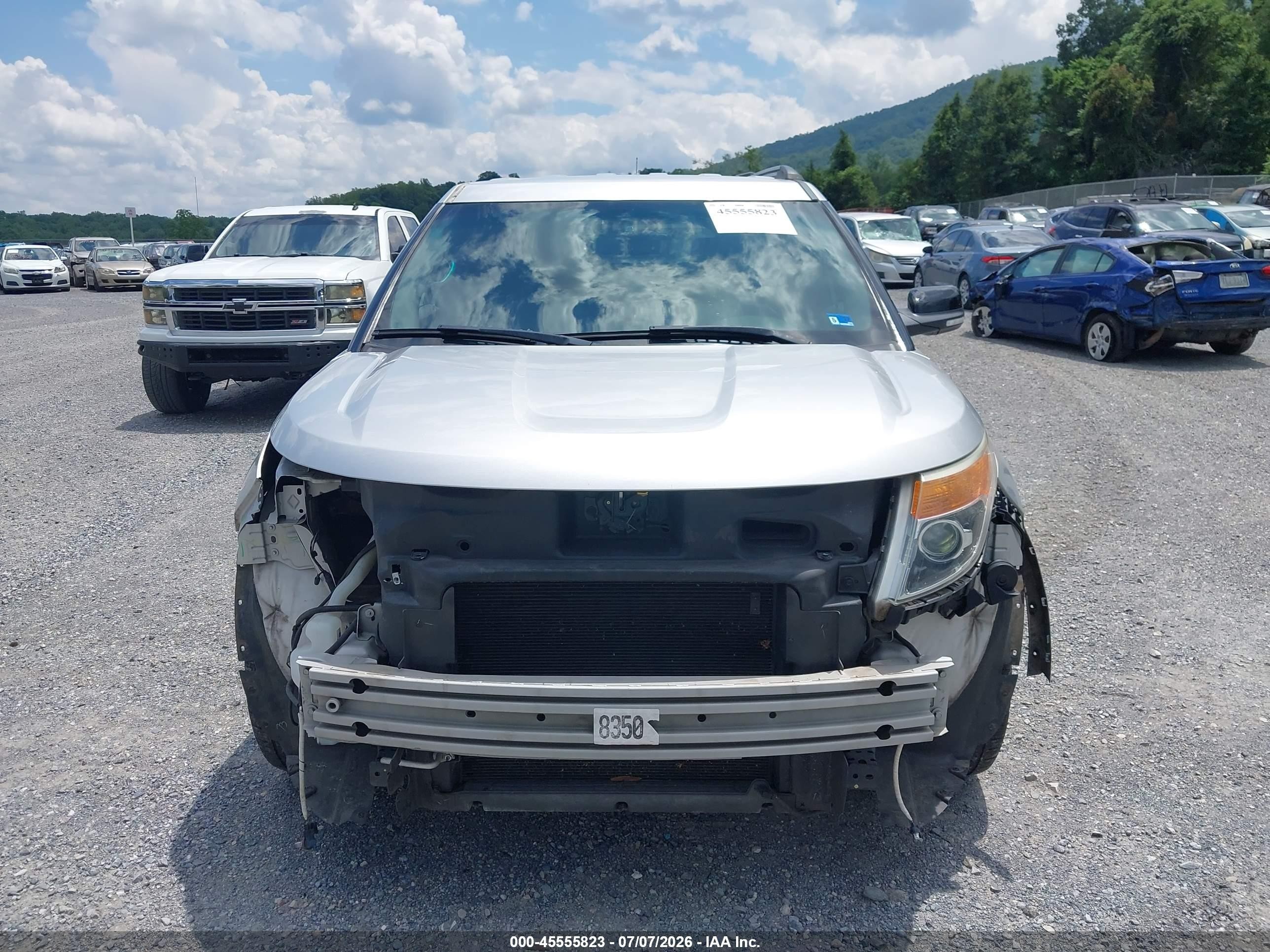 2014 Ford Explorer Xlt Silver vin: 1FM5K8D82EGA06004