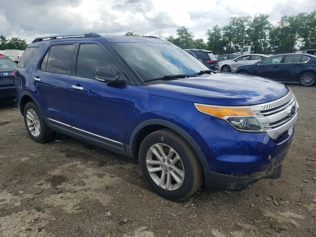 2014 Ford Explorer Xlt Синий vin: 1FM5K8D82EGA14958