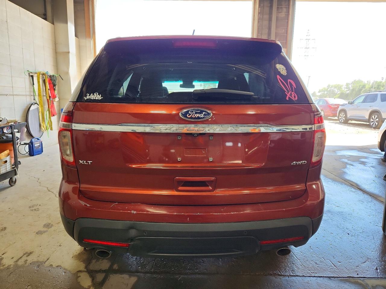2014 Ford Explorer Xlt Orange vin: 1FM5K8D82EGA25555
